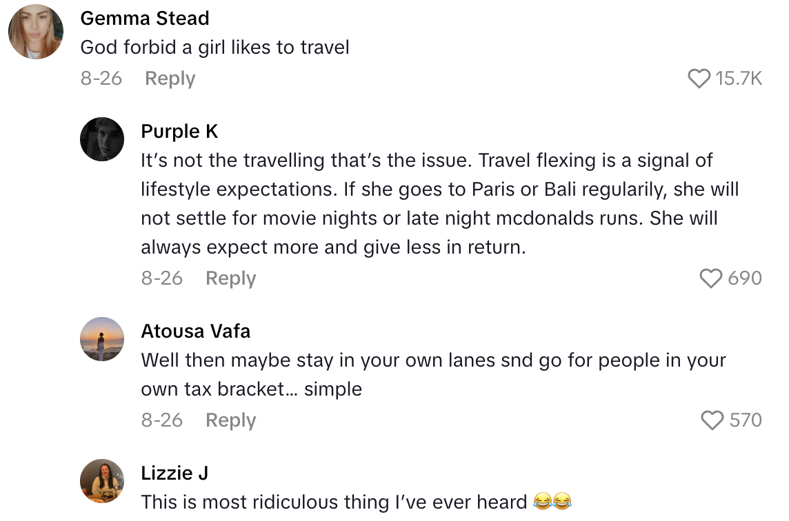 Screenshot 2025 10 10 at 8.02.00 AM What Happens When You Check Their IG Highlights And See A Lot Of Expensive Travel?   When she’s a 10/10 and you think you’re good to go.