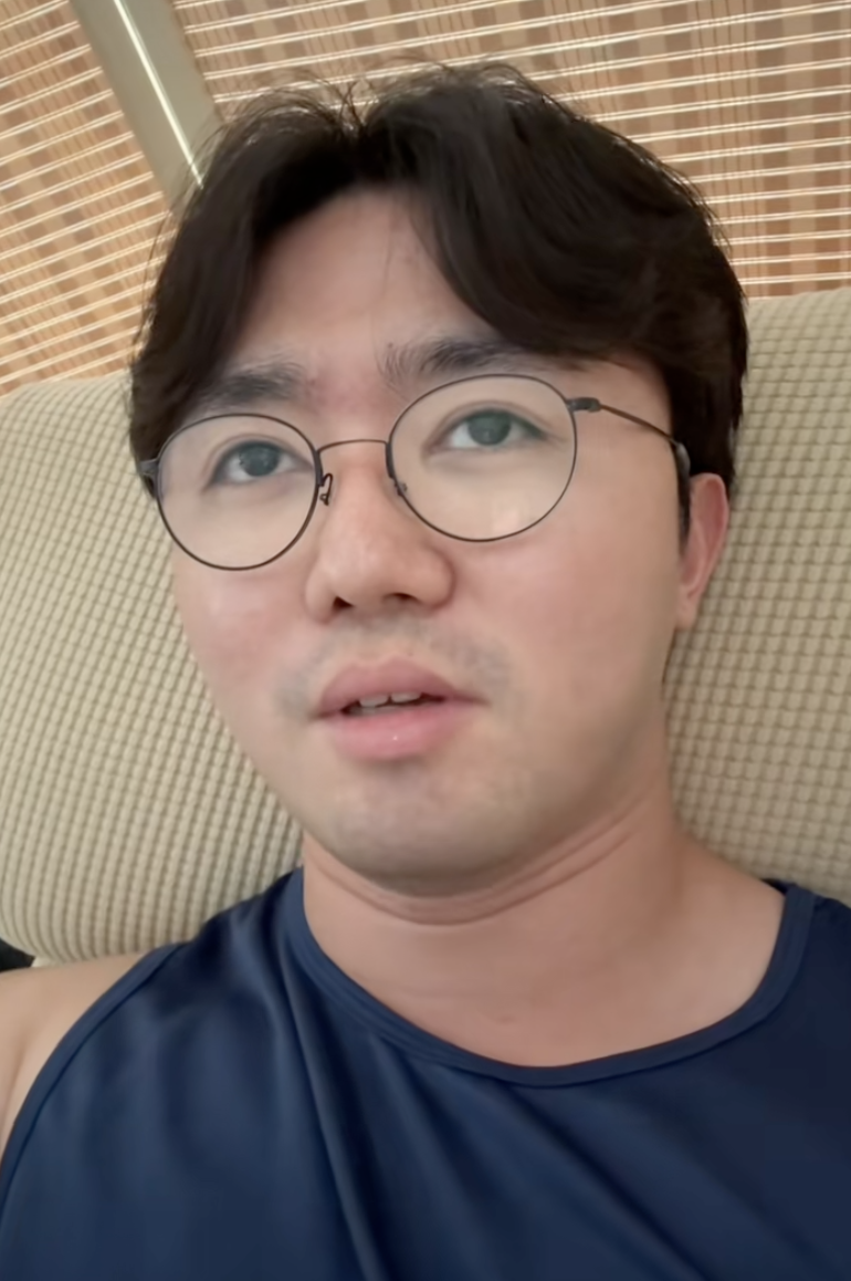 man talking about his job