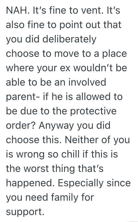 Screenshot 2025 10 11 at 1.28.25 PM Single Mom Vents To Her Sister In Law About Resenting Her Ex Husband, But Her Sister In Law Isnt At All Sympathetic