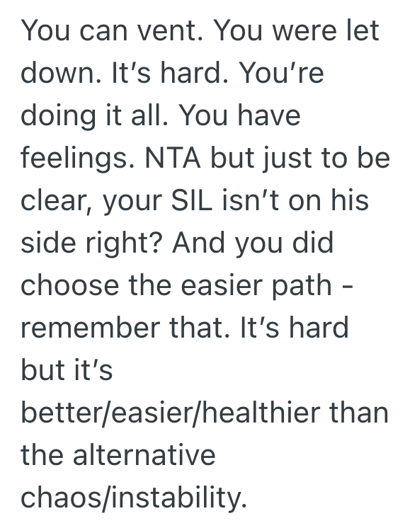 Screenshot 2025 10 11 at 1.29.24 PM Single Mom Vents To Her Sister In Law About Resenting Her Ex Husband, But Her Sister In Law Isnt At All Sympathetic
