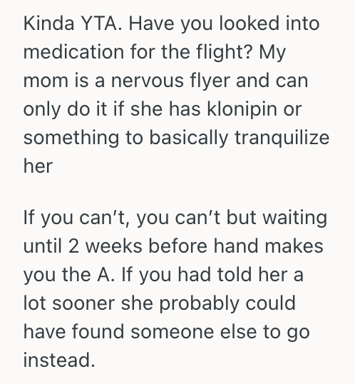 Screenshot 2025 10 11 at 12.25.42 PM Man Was Set To Travel For The Holidays With His Wife And Daughter To Italy, But His Fear Of Flying Makes Him Consider Backing Out Of The Trip