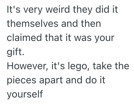 Screenshot 2025 10 11 at 3.22.00 PM He Bought A LEGO Set For A Friends Birthday, But Instead Of Giving Them The LEGO Set In The Box, They Went Ahead And Built It