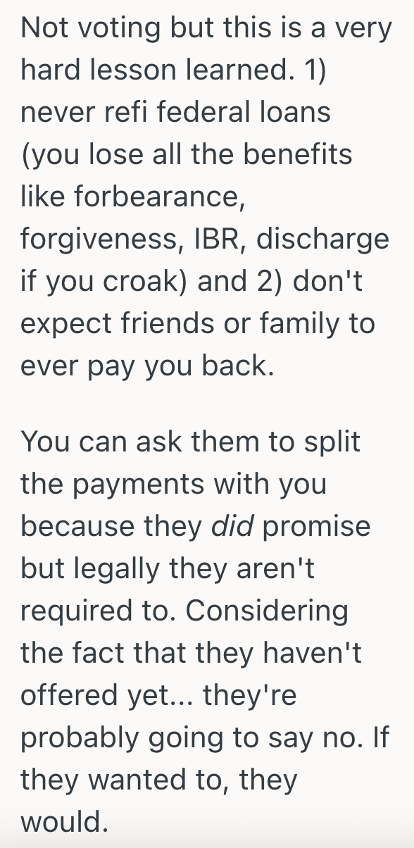 Screenshot 2025 10 12 at 3.42.19 PM Couple Struggles To Pay Their Bills Due To A Huge Student Loan, So The Wife Is Thinking About Asking Her Parents To Help Pay Off The Loans