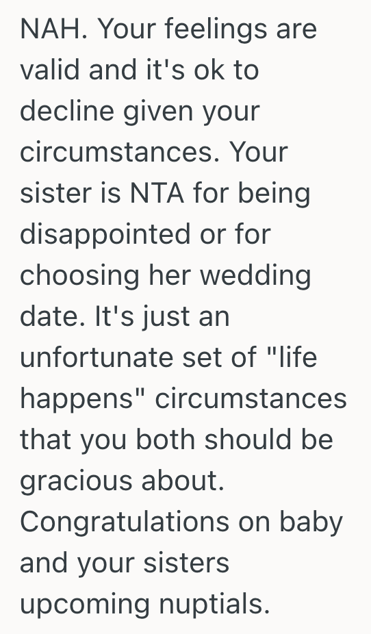 Screenshot 2025 10 12 at 5.06.27 PM Woman Doesnt Want To Leave Her Newborn Baby To Go To Her Sisters Wedding, But Her Sister Really Wants Her To Be There