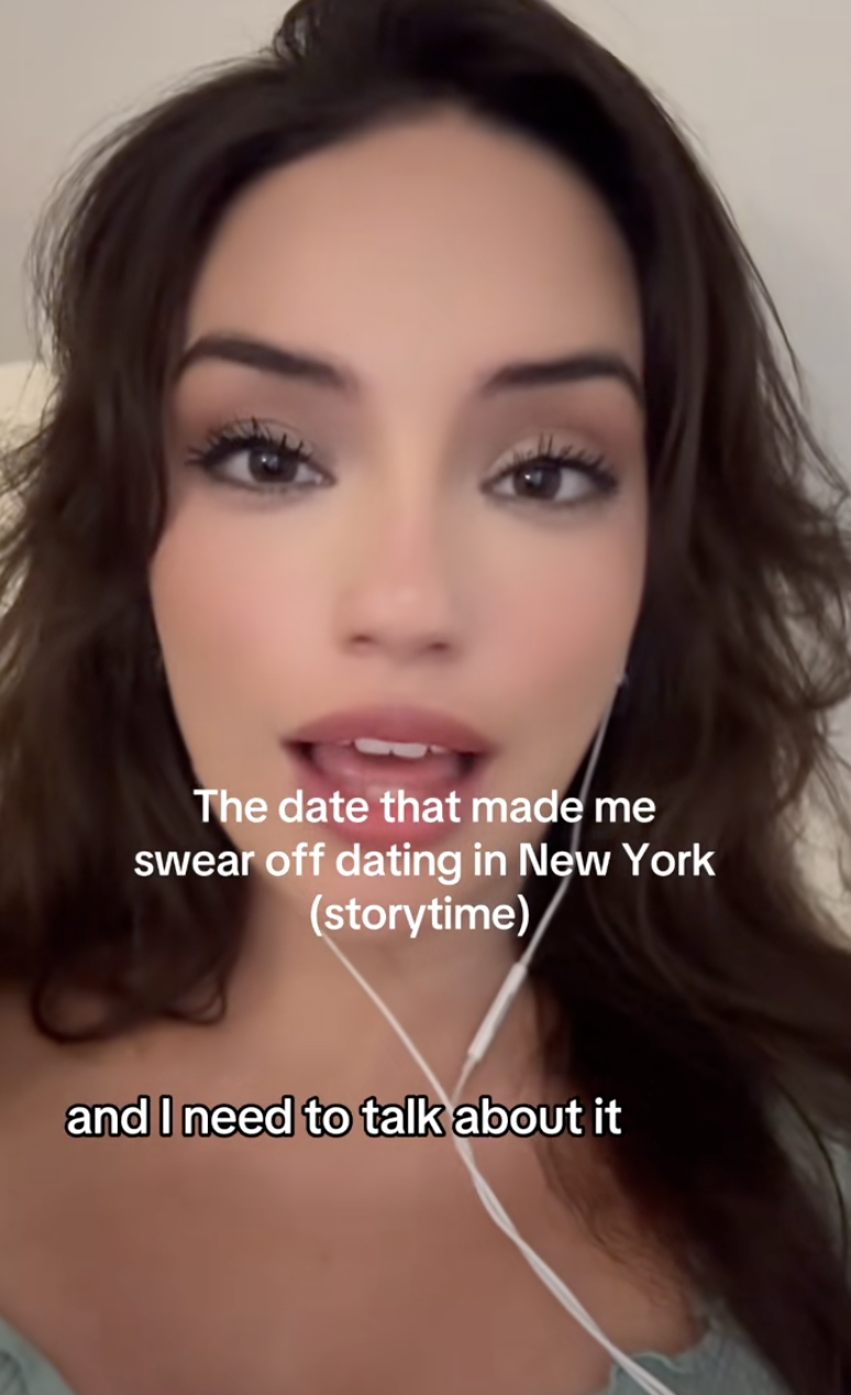 woman talking about dating