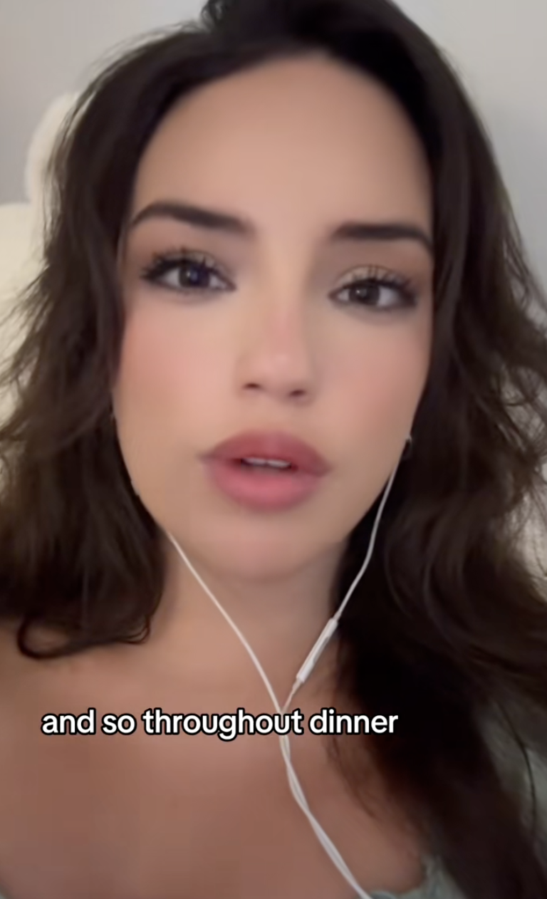 woman talking to tiktokkers