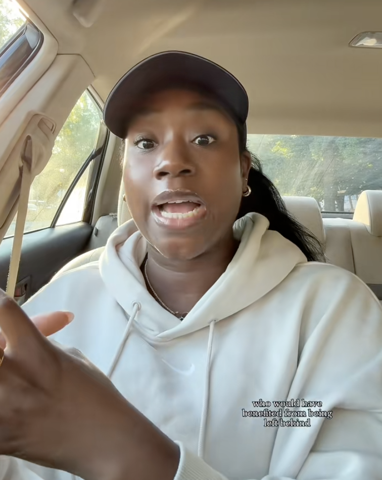 woman talking about education