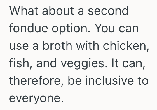 Screenshot 2025 10 12 at 5.39.05 PM Family Has Tradition Of Serving Fondue On Thanksgiving, But Their Sister In Law Cant Eat Fondue And Wants Them To Serve Something Else