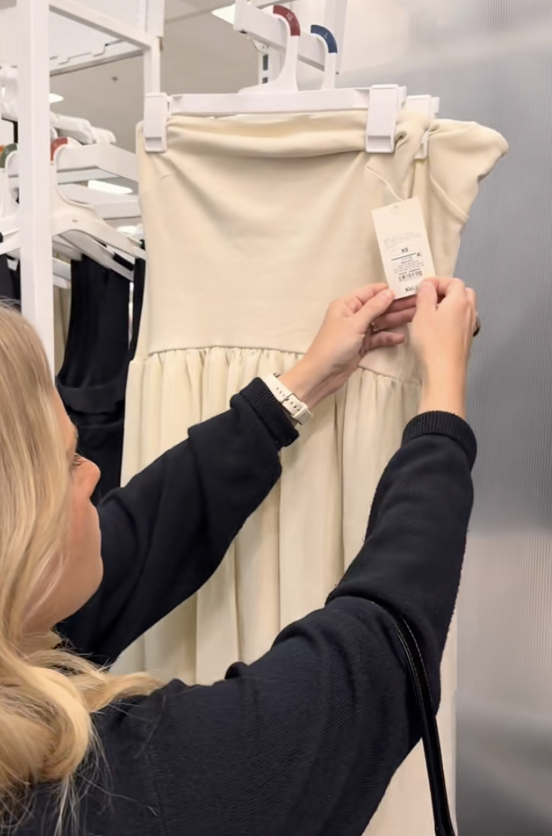 woman shopping for clothes