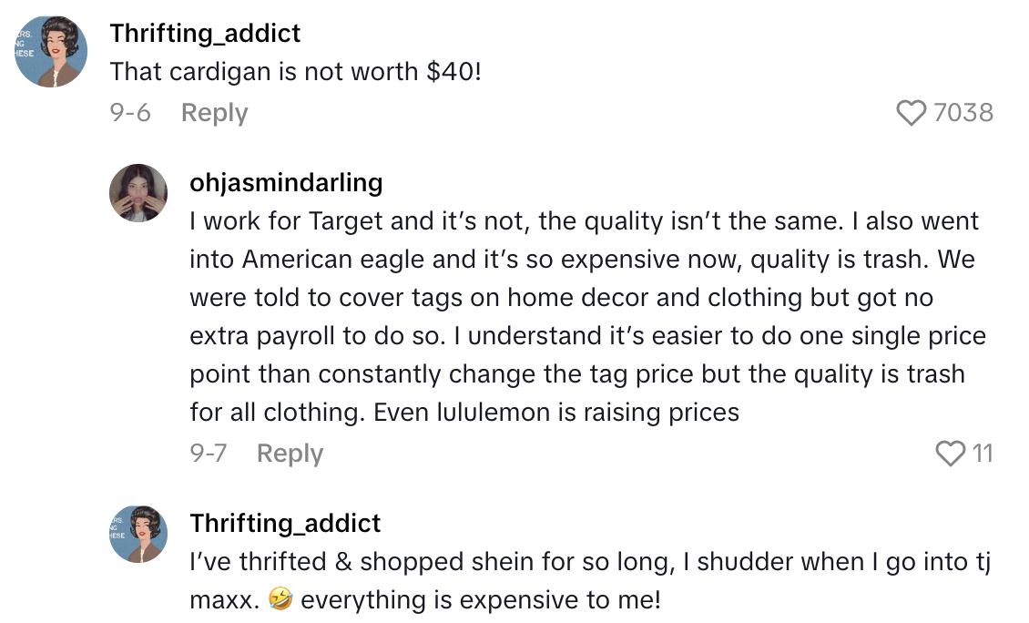 Screenshot 2025 10 12 at 7.36.56 PM A Target Shopper Noticed an Item Had a Cheaper Price Tag Underneath a Higher One