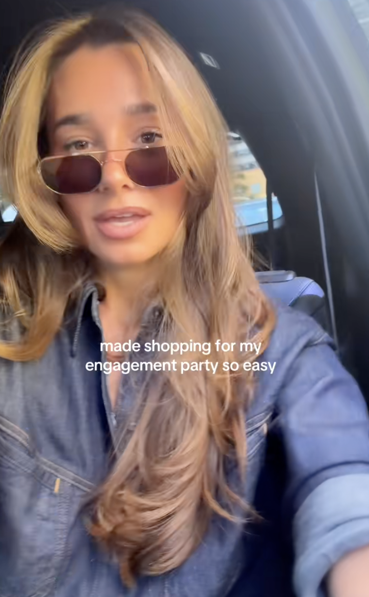 woman talking to tiktokkers