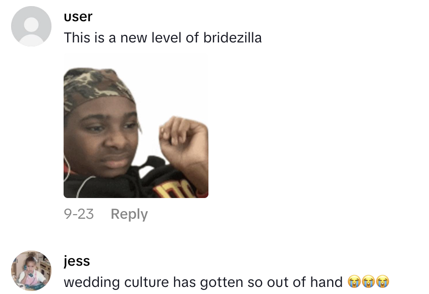 Screenshot 2025 10 12 at 7.43.26 PM A Bride to Be Sent A List Of Approved Dresses That Her Friends Could Wear To Her Engagement Party