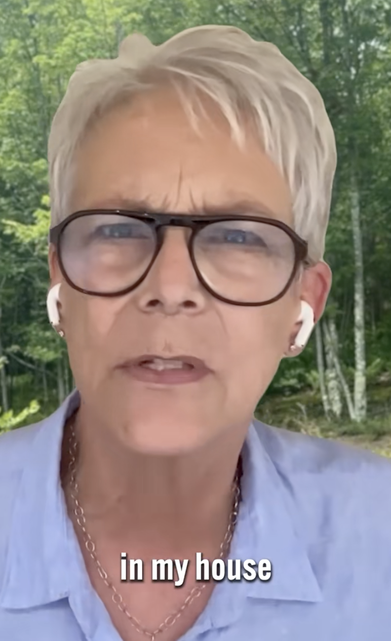 jamie lee curtis talking about podcasts