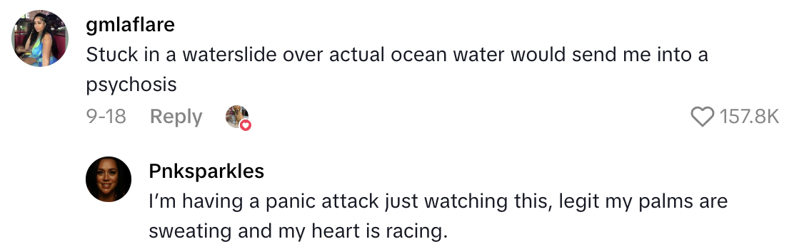 Screenshot 2025 10 12 at 9.17.03 AM Yikes! A Traveler Got Stuck In A Waterslide On A Cruise Ship.