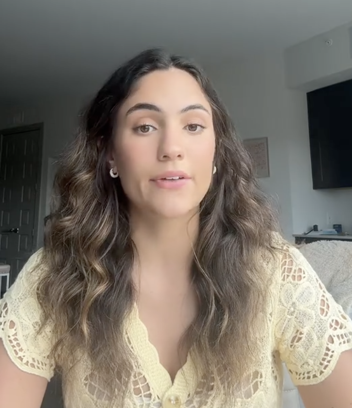 woman talking about target