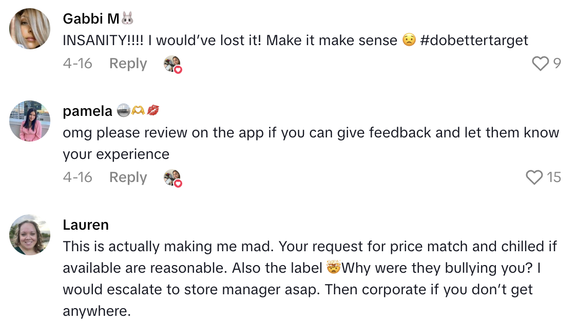 Screenshot 2025 10 12 at 9.36.13 AM A Target Customer Talked About the Frustrating Experience She Had With an Employee When She Tried to Buy Discounted Champagne