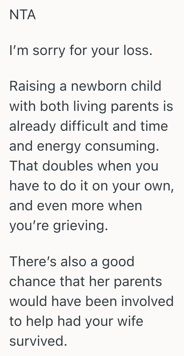 Screenshot 2025 10 13 at 10.50.00 AM Mans Wife Didnt Make It Through Childbirth With Their First Child, But His Siblings Call Him A Bad Father For Letting His In Laws Care For The Baby While He Recovered