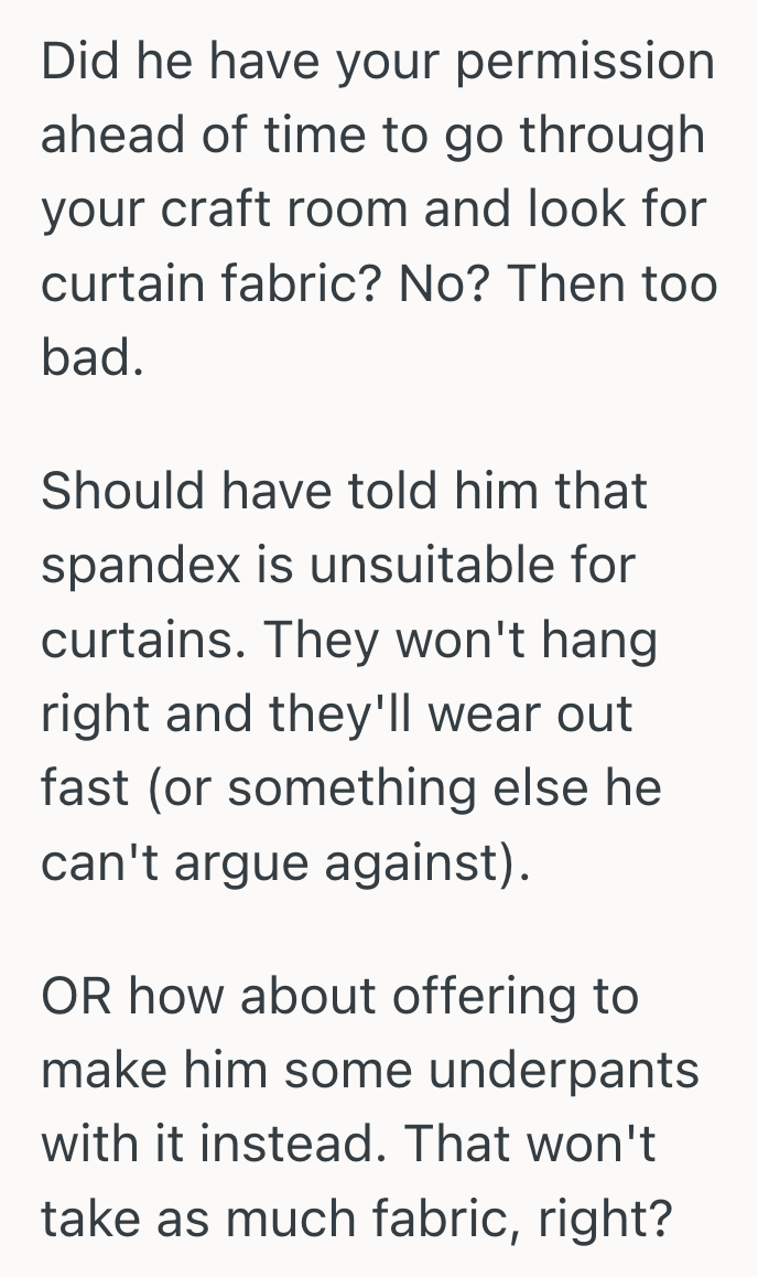 Screenshot 2025 10 13 at 11.11.25 AM Crafter Bought Expensive Fabric For Her Small Etsy Business, And Her Entitled Boyfriend Got Angry When She Refused To Use It To Make Him A Freebie