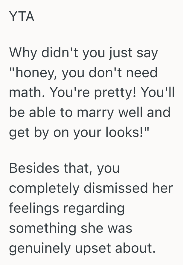 Screenshot 2025 10 13 at 2.18.38 PM Young Woman Made A Lighthearted Comment About Her Girlfriend Struggling With Math, But Her Attempt At Humor Sparked More Hurt Feelings Than Laughter