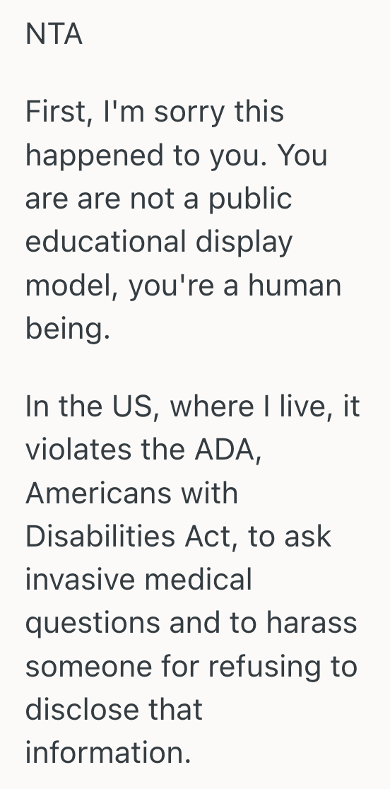 Screenshot 2025 10 13 at 2.37.00 PM Amputee Was Tired Of Strangers Asking Her Personal Medical Questions About Her Leg, So She Finally Snapped And Reminded Everyone That She Deserves Respect