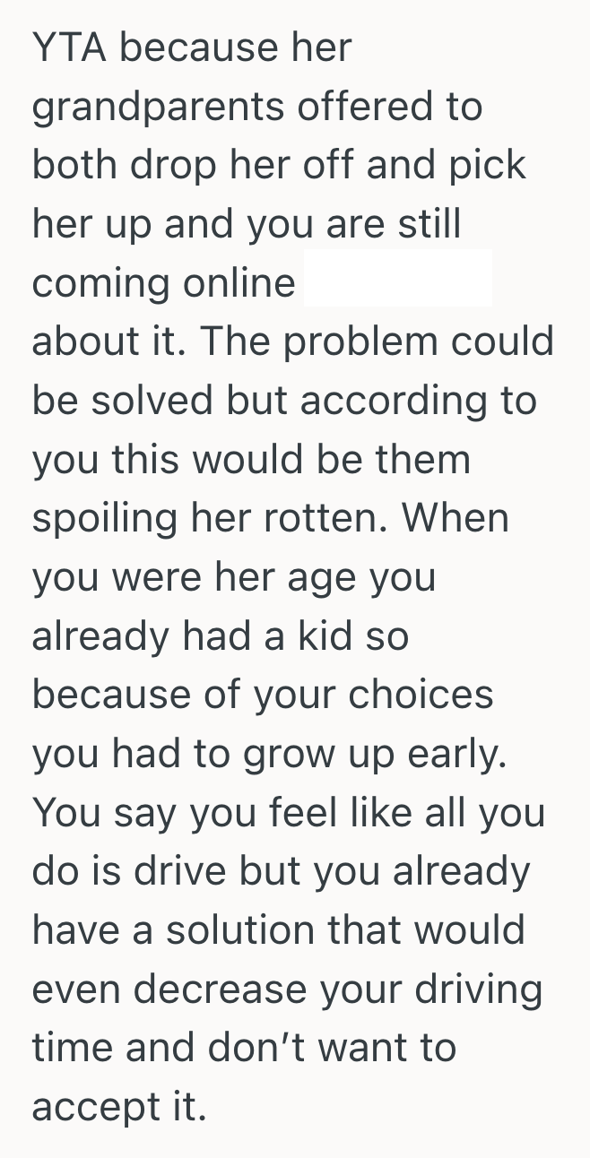 Screenshot 2025 10 14 at 1.45.14 PM Mother Was Overwhelmed By Constant School Drop Offs, So She Contemplated Whether Adjusting The Pickup Times For Her Own Sanity Made Her A Selfish Mother