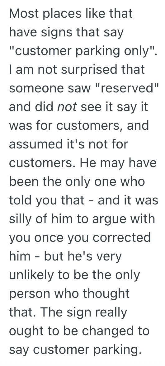 Screenshot 2025 10 14 at 1.47.25 PM Customer Misunderstands The Sign In The Shopping Center Parking Lot, And He Refuses To Believe An Employee Who Explains What It Really Means
