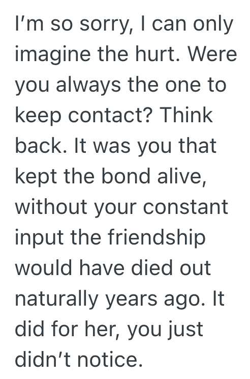 Screenshot 2025 10 14 at 11.01.30 AM Womans Friend Didnt Tell Her She Got Married, So Shes Not Sure If She Wants To Be Friends With Her Anymore
