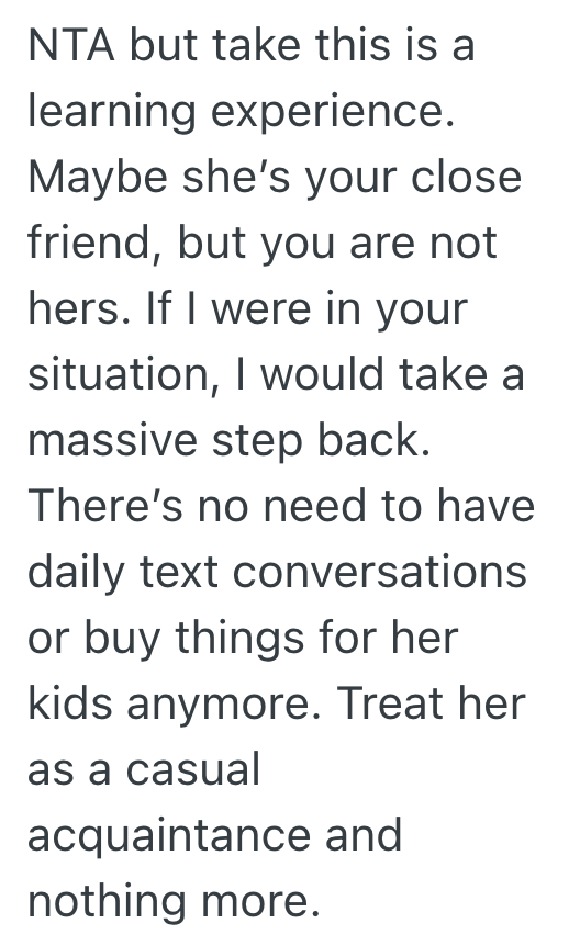 Screenshot 2025 10 14 at 11.01.48 AM Womans Friend Didnt Tell Her She Got Married, So Shes Not Sure If She Wants To Be Friends With Her Anymore