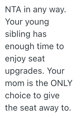 Screenshot 2025 10 14 at 12.08.23 PM A Traveler Gave Their Mom Their First Class Seat On A Flight, And Their Younger Brother Thought They Deserved It More Than She Did