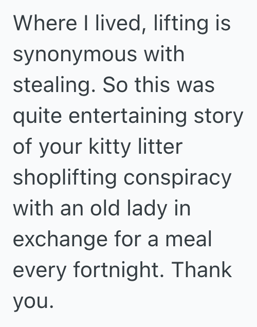 Screenshot 2025 10 14 at 12.22.30 PM Man Helps His Older Neighbor Carry Cat Litter Bags To Her Car, So Another Customer Assumes He Works For The Pet Store