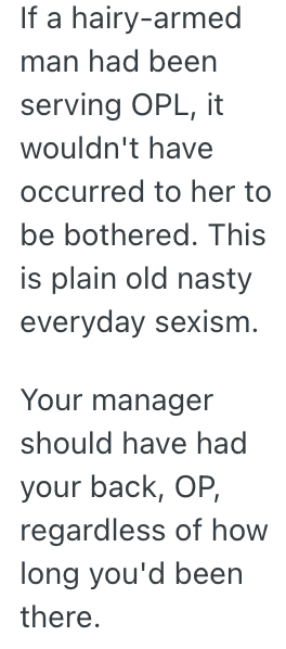 Screenshot 2025 10 14 at 12.23.35 PM A Female Worker With Hairy Arms Was Yelled At By A Rude Customer, And He Didnt Want Her Touching Any of Her Items