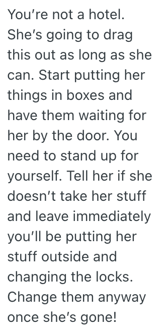 Screenshot 2025 10 14 at 12.40.46 PM A Married Couple Let Their Friend Move In After A Breakup, But Now She Wont Find A Job Or Leave And The Husband Wants Her To Move Out