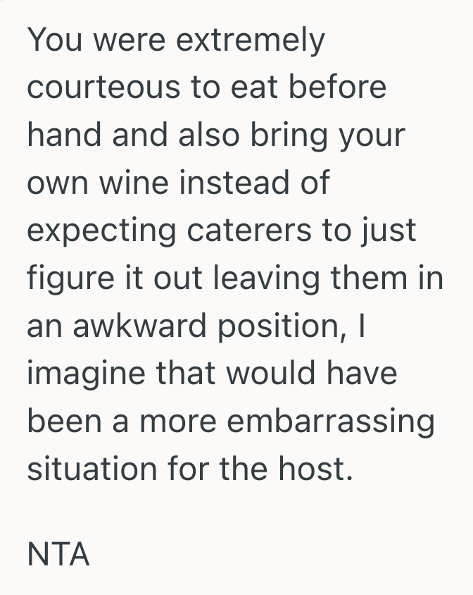 Screenshot 2025 10 14 at 12.44.45 PM House Guest Brought Her Own Wine To A Family Party To Avoid Triggering Her Food Allergies, So Her Sister In Law Accused Her Of Insulting Her As A Host