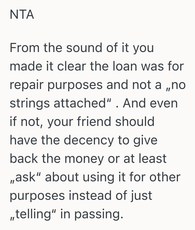 Screenshot 2025 10 14 at 3.20.57 PM Generous Man Loaned His Friend $12,000 To Fix His Totaled Car, But When His Friend Planned To Buy Luxury Car Upgrades Instead, It Exposed His True Colors