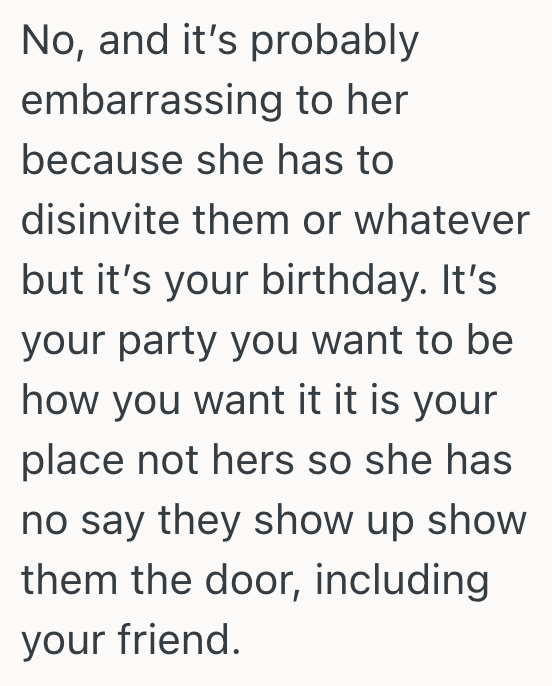 Screenshot 2025 10 15 at 10.57.07 AM Woman Plans A Small Birthday Party For Herself, But She Changed Her Mind About Letting Her Friend Bring Her Boyfriends Friends Along