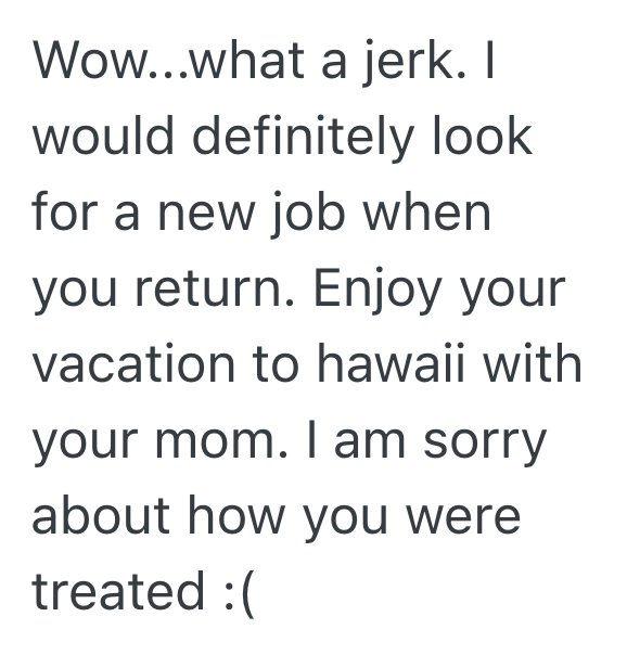 Screenshot 2025 10 15 at 11.28.10 PM Sports Store Employee Asked For A Week Off To Have His Last Family Vacation With His Terminally Ill Mother, But His Selfish Boss Started A Rant About How Hell Mess Up His Shift Schedule