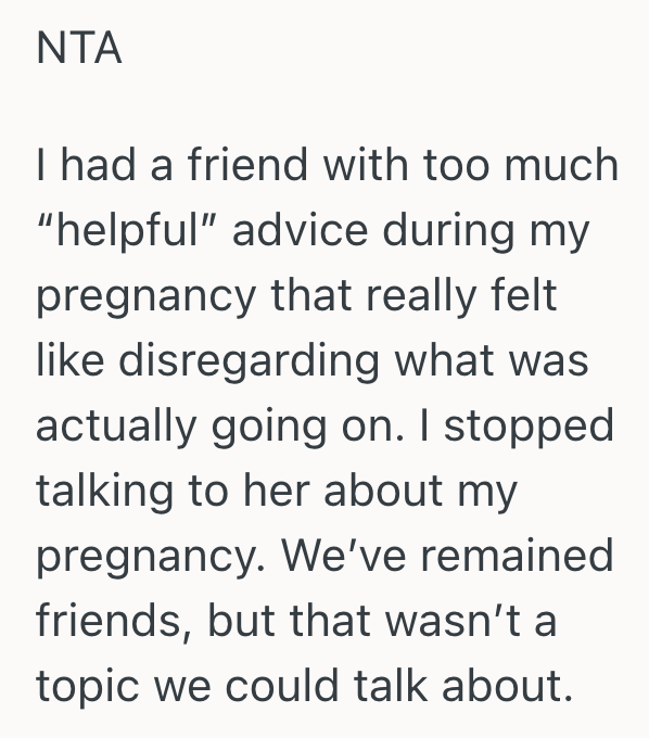 Screenshot 2025 10 15 at 2.08.17 PM Pregnant Woman With Extreme Morning Sickness Is Tired Of Her Grandmothers Misguided Advice, So Shes Thinking About Setting A Boundary