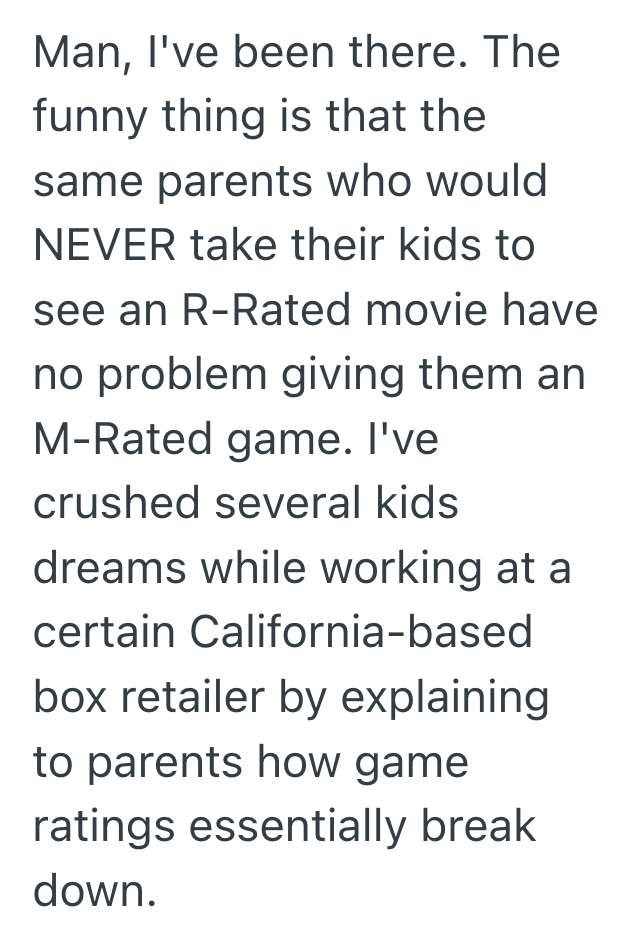 Screenshot 2025 10 15 at 4.34.25 PM Teen Attempted To Outwit His Mother And Buy An M Rated Game, So When A Retail Employee Had To Step In And Enforce The Rules, He Witnessed A Meltdown For The Ages
