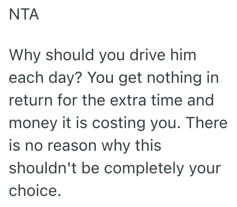 Screenshot 2025 10 15 at 8.45.53 AM e1760532794593 Student Gives His Friend Free Rides To And From School, But Then He Realizes How Much Time And Money This Favor Is Costing Him
