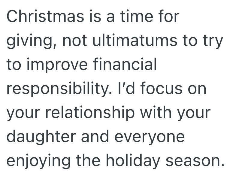 Screenshot 2025 10 15 at 9.13.33 AM Mom Wants Her 19 Year Old Daughter To Participate In The Family Secret Santa, But She Worries That Her Daughters Selfish Spending Habits Will Make It Impossible For Her To Buy Gifts
