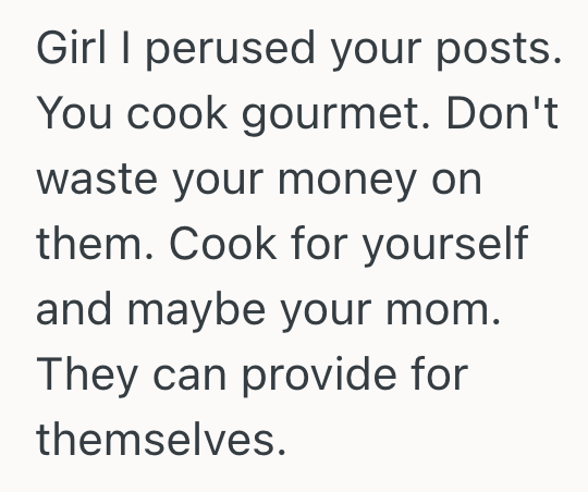 Screenshot 2025 10 15 at 9.37.03 AM Woman Is Sick Of Cooking Foods For The The Picky Eaters In Her Family, So She Wants To Ignore Their Requests And Make Whatever She Wants