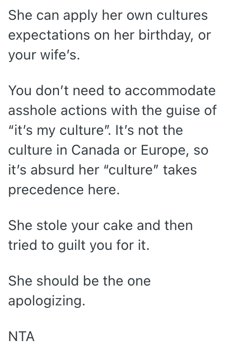 Screenshot 2025 10 16 at 09.00.54 Husband Is Excited To Eat His Leftover Birthday Cake The Day After A Lovely Birthday Dinner, But His Mother In Law Has Other Ideas