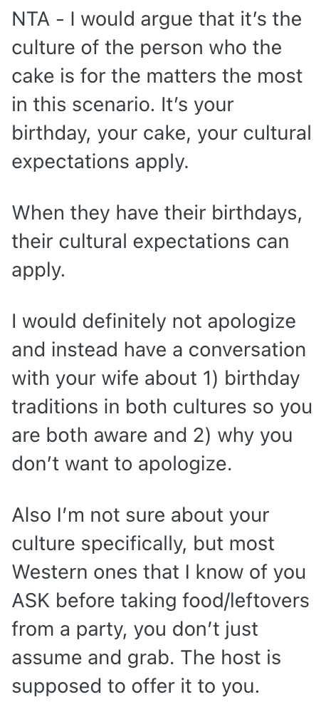 Screenshot 2025 10 16 at 09.01.18 Husband Is Excited To Eat His Leftover Birthday Cake The Day After A Lovely Birthday Dinner, But His Mother In Law Has Other Ideas