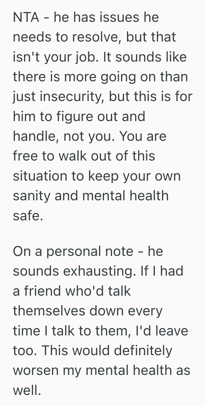 Screenshot 2025 10 16 at 1.51.56 PM Woman Was Constantly Dragged Into Her Friend’s Insecurities, So She Had To Set Boundaries And Refuse To Enable His Toxic Behavior