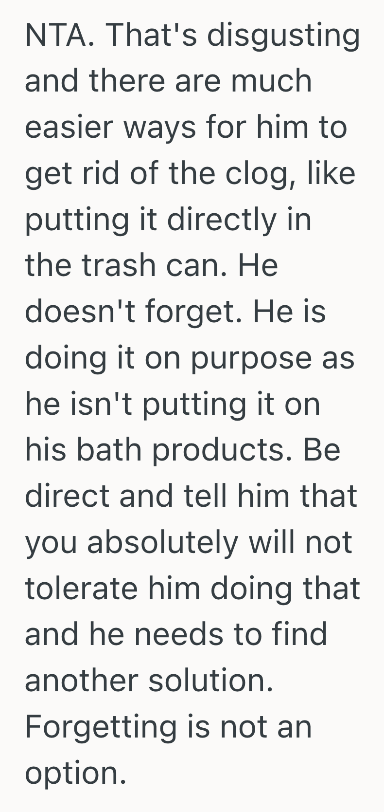 Screenshot 2025 10 16 at 2.13.34 PM Girlfriend Was Sick Of Finding Shower Gunk On Her Personal Items, But Her Unhygienic Boyfriend Refused To Change His Gross Behavior
