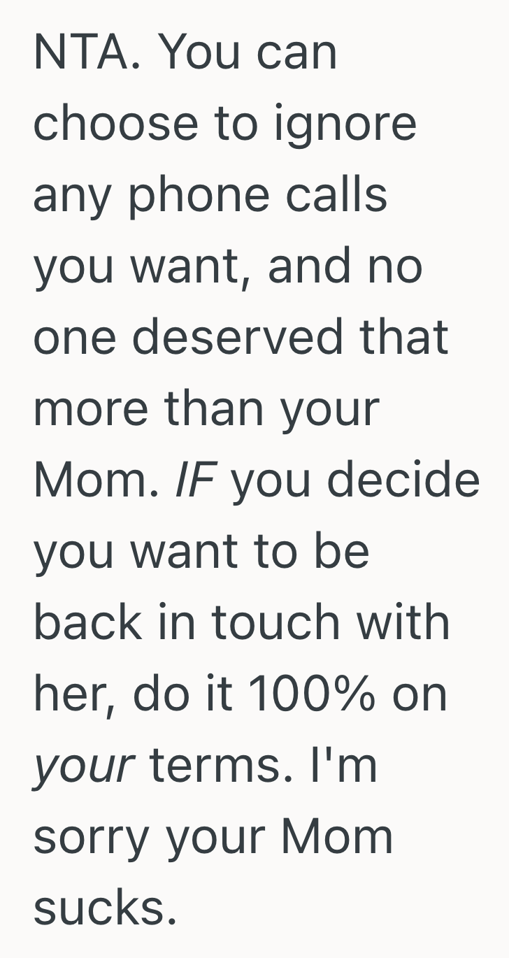 Screenshot 2025 10 16 at 4.11.25 PM Woman Lived Three Years Without Contact From Her Mother, So When Her Mom Called On Her Birthday, She Couldn’t Bring Herself To Pick Up