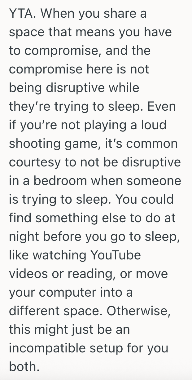 Screenshot 2025 10 17 at 11.03.21 AM Night Owl Likes To Stay Up Gaming Until Midnight, But Their Roommate Wants Them To Go To Sleep Hours Earlier