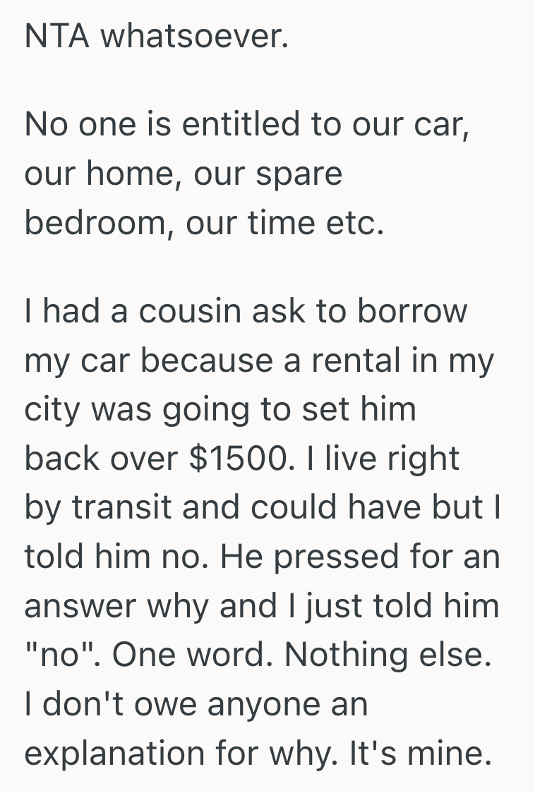 Screenshot 2025 10 17 at 12.26.47 PM Renters Family Called Her Rude For Refusing To Let Them Crash At Her Apartment, But She Chose Boundaries Over Guilt