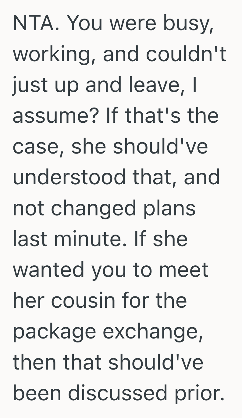 Screenshot 2025 10 17 at 12.37.15 PM Boyfriend Chose To Keep Working Instead Of Greeting His Girlfriends Cousin Who Was Delivering A Package, So She Accused Him Of Being Rude To Her Family