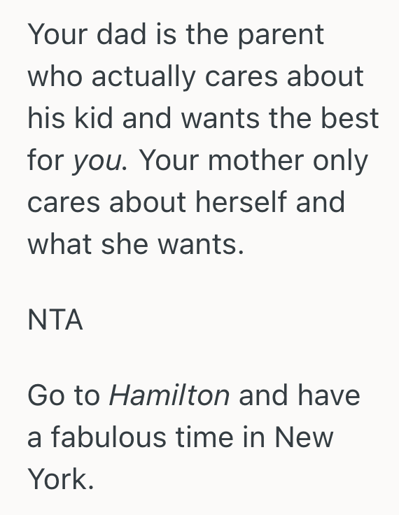 Screenshot 2025 10 17 at 2.54.35 PM Teenage Daughter Makes Plans To Go To New York Between Christmas And New Years, But Her Mom Expects Her To Cancel These Plans To Visit Her Stepdads Family